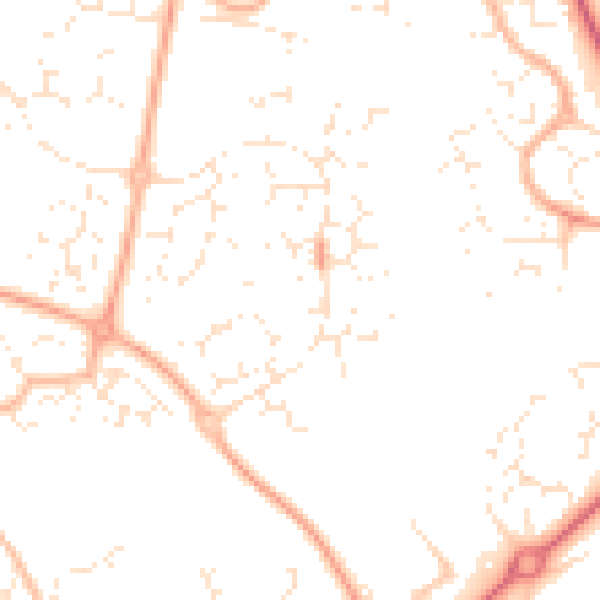 Daytime road noise heatmap for SN5 5NR