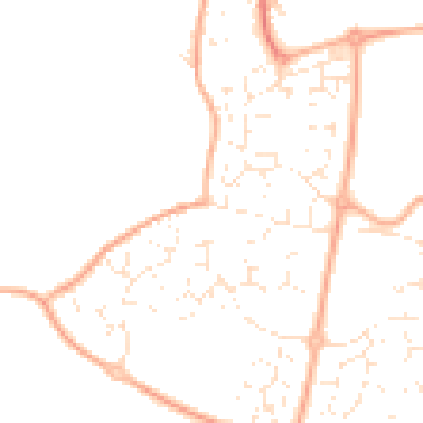 Daytime road noise heatmap for SN5 5PN