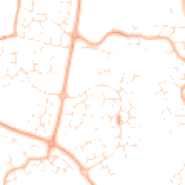 Daytime road noise heatmap for SN5 5PR