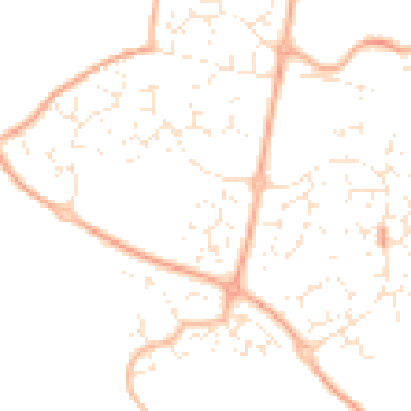Daytime road noise heatmap for SN5 5TB
