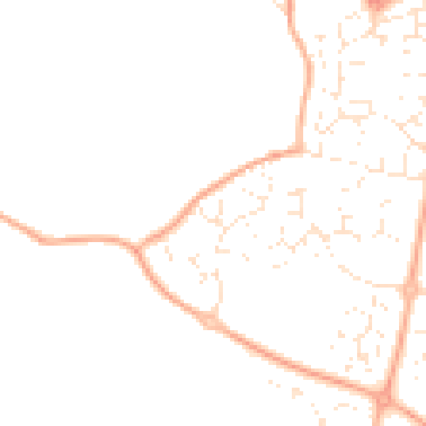 Daytime road noise heatmap for SN5 5TL