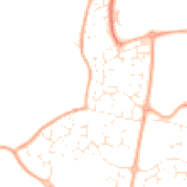 Daytime road noise heatmap for SN5 5UE
