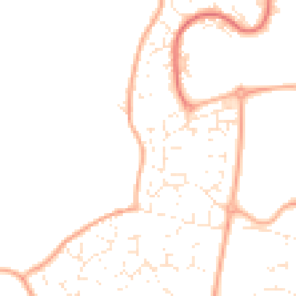Daytime road noise heatmap for SN5 5UP