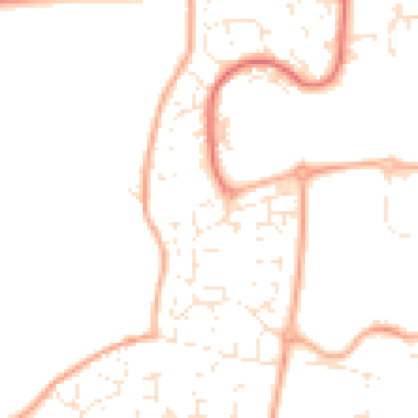 Daytime road noise heatmap for SN5 5UR
