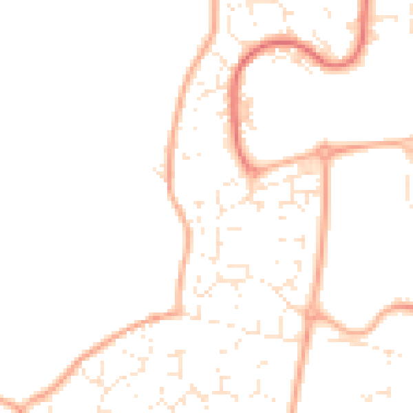 Daytime road noise heatmap for SN5 5UT