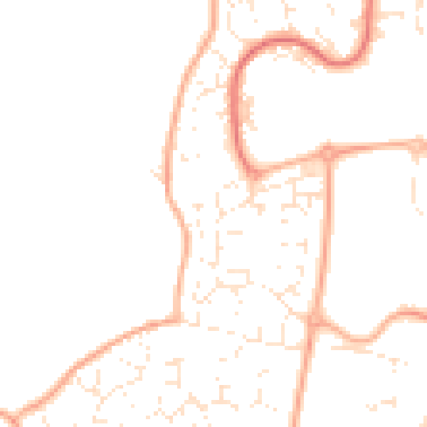Daytime road noise heatmap for SN5 5UU