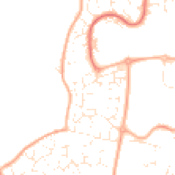Daytime road noise heatmap for SN5 5UW