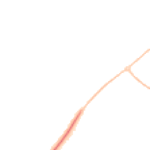 Night-time road noise heatmap for SN5 6AA