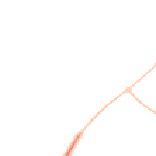 Night-time road noise heatmap for SN5 6AF