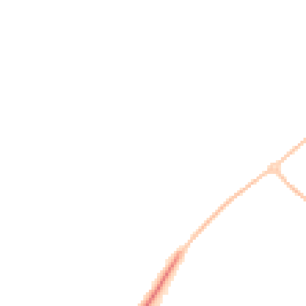 Night-time road noise heatmap for SN5 6AL