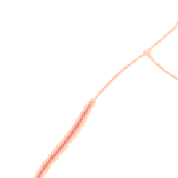 Night-time road noise heatmap for SN5 6BD