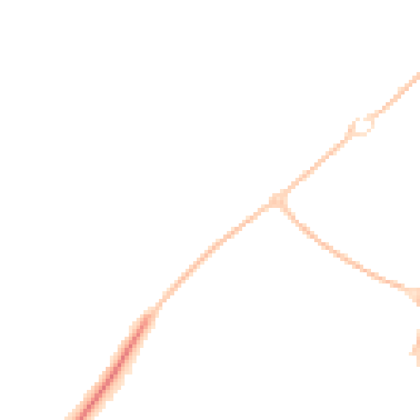 Night-time road noise heatmap for SN5 6BH