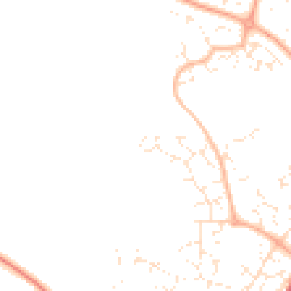 Daytime road noise heatmap for SN5 6DZ