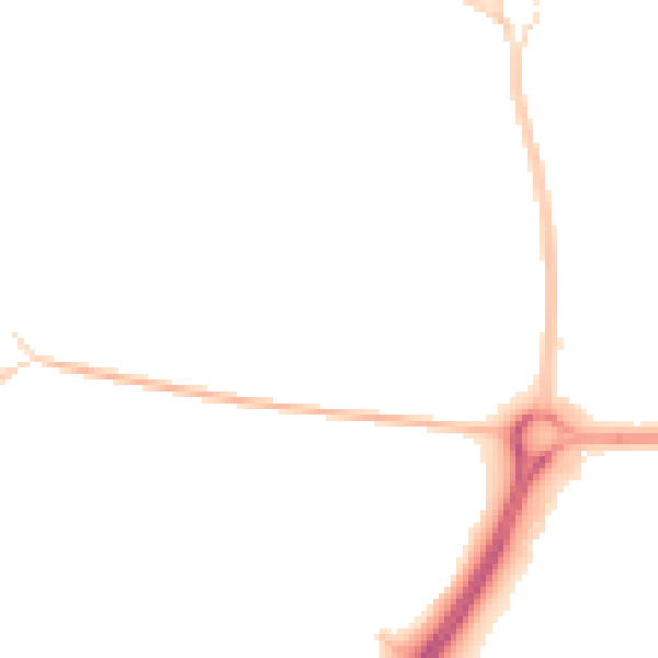 Night-time road noise heatmap for SN5 7AJ