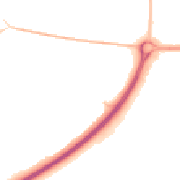 Night-time road noise heatmap for SN5 8AG
