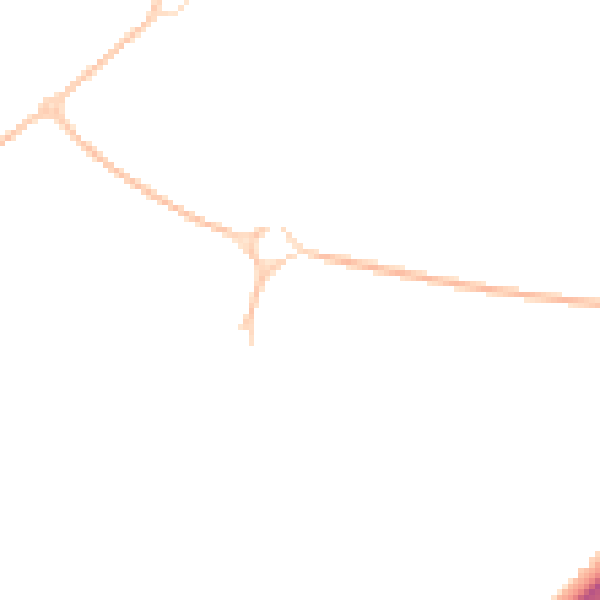 Night-time road noise heatmap for SN5 8ES