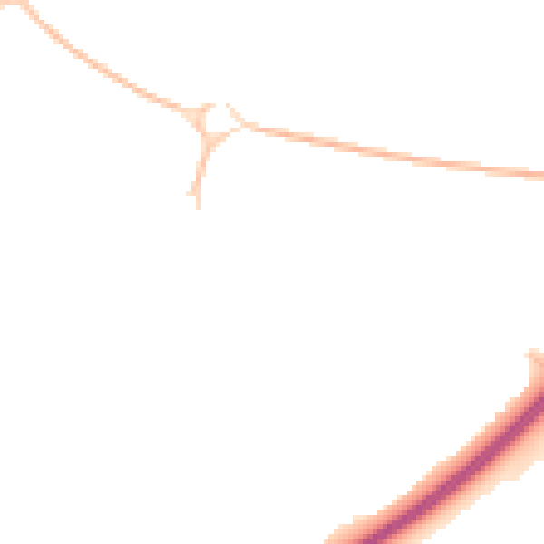 Night-time road noise heatmap for SN5 8HA