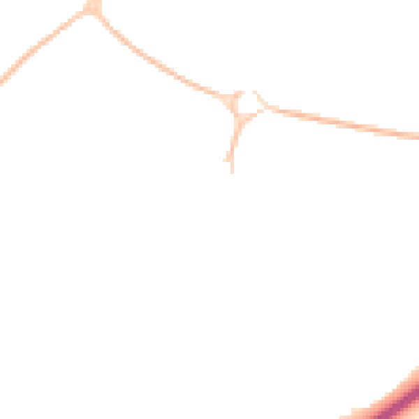 Night-time road noise heatmap for SN5 8JQ