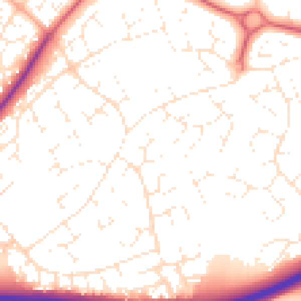 Daytime road noise heatmap for SN5 8NA