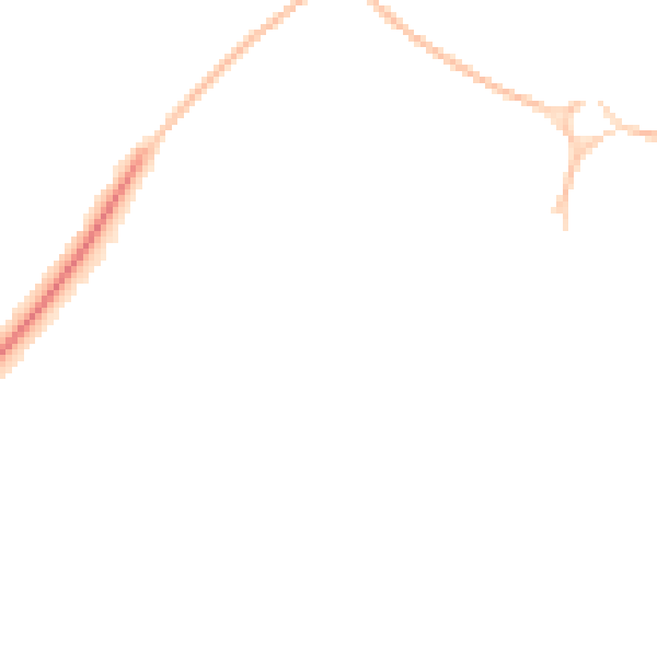 Night-time road noise heatmap for SN5 8PB
