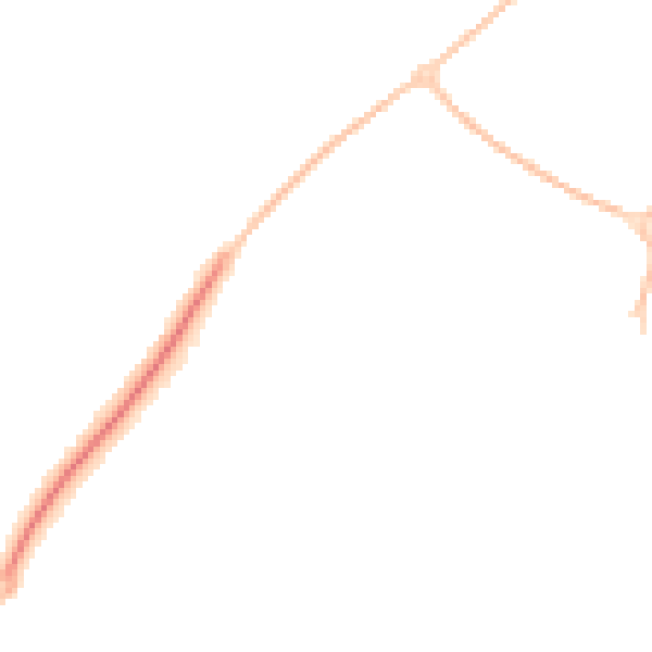 Night-time road noise heatmap for SN5 8PJ
