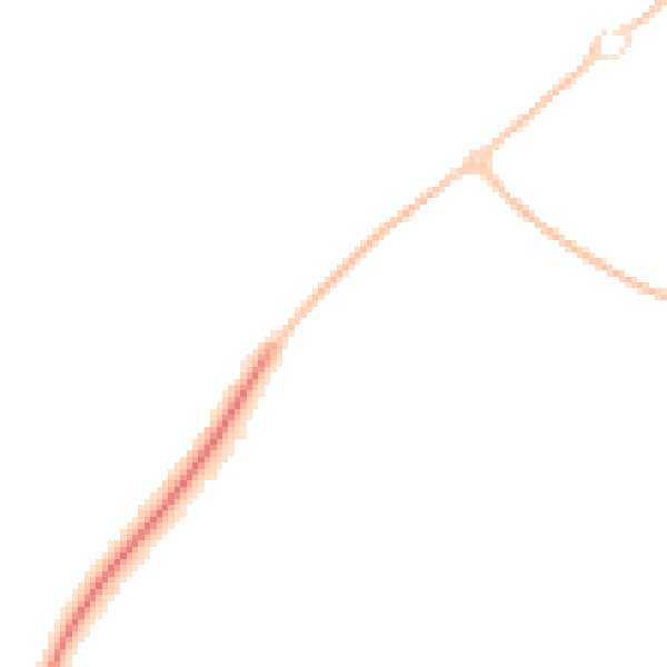 Night-time road noise heatmap for SN5 8PQ