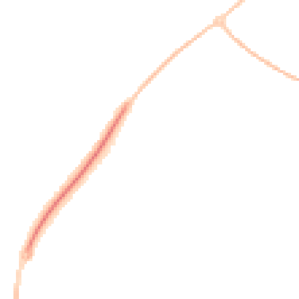 Night-time road noise heatmap for SN5 8QQ