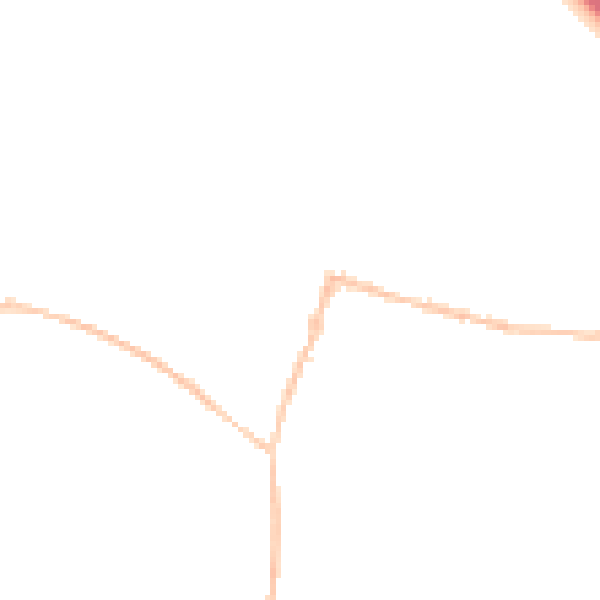 Night-time road noise heatmap for SN6 6AD