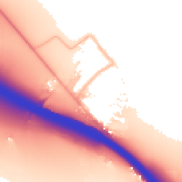 Daytime road noise heatmap for SN6 6DR