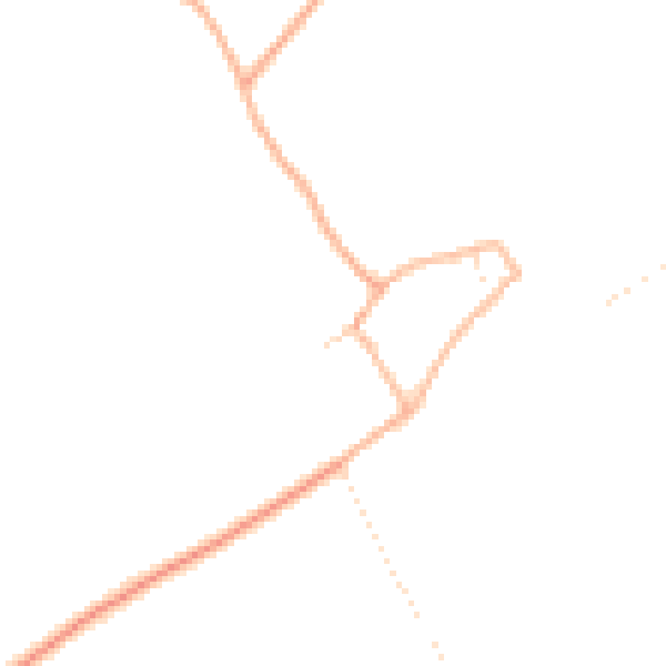 Daytime road noise heatmap for SN6 6JY