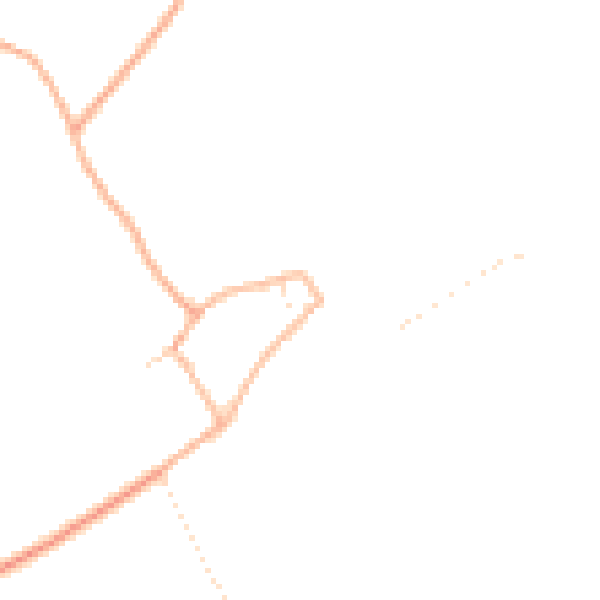 Daytime road noise heatmap for SN6 6LB