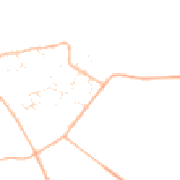 Daytime road noise heatmap for SN6 6SD