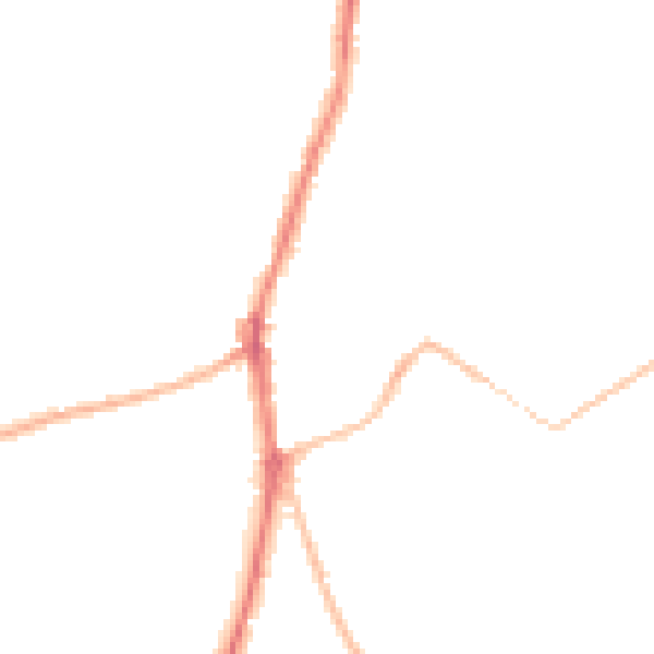 Night-time road noise heatmap for SN6 7AQ
