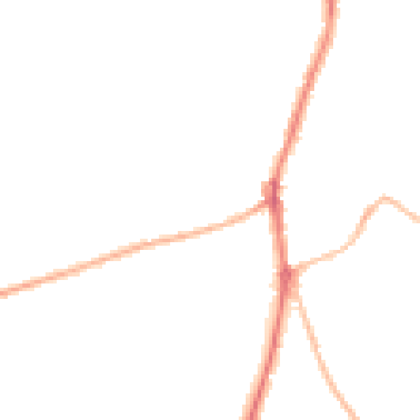 Night-time road noise heatmap for SN6 7BJ