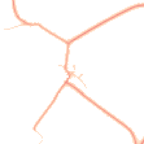 Daytime road noise heatmap for SN6 8JD
