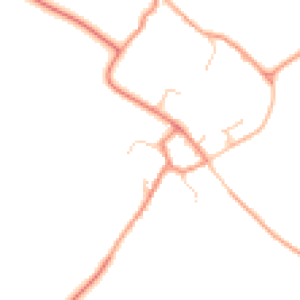 Daytime road noise heatmap for SN6 8LT