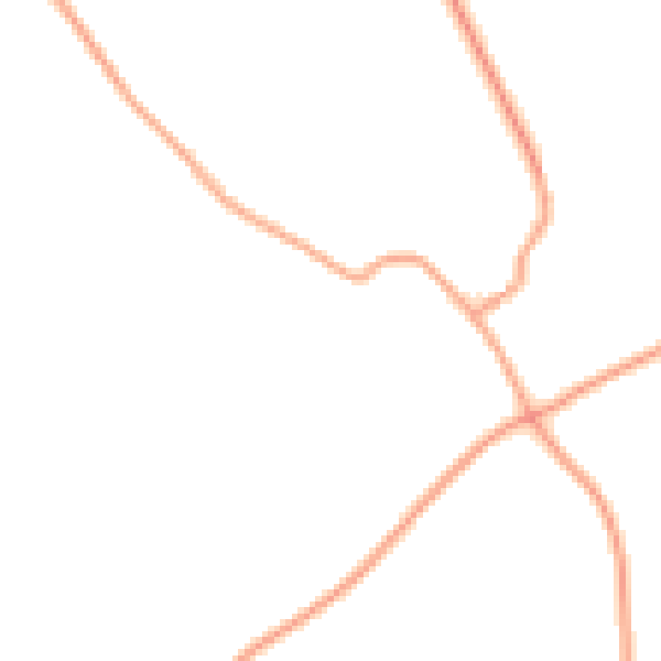 Daytime road noise heatmap for SN6 8NP