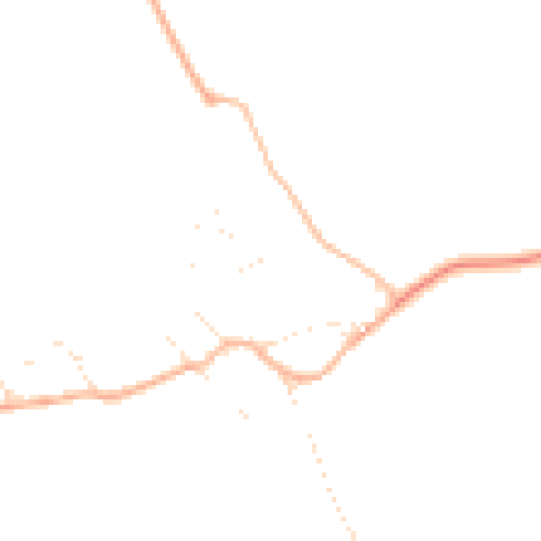 Daytime road noise heatmap for SN6 8PH