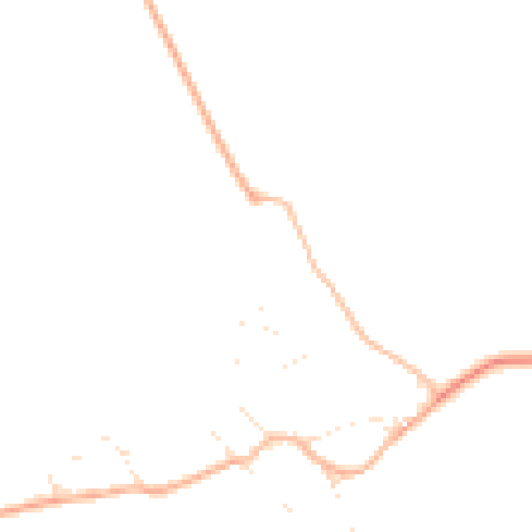 Daytime road noise heatmap for SN6 8PQ