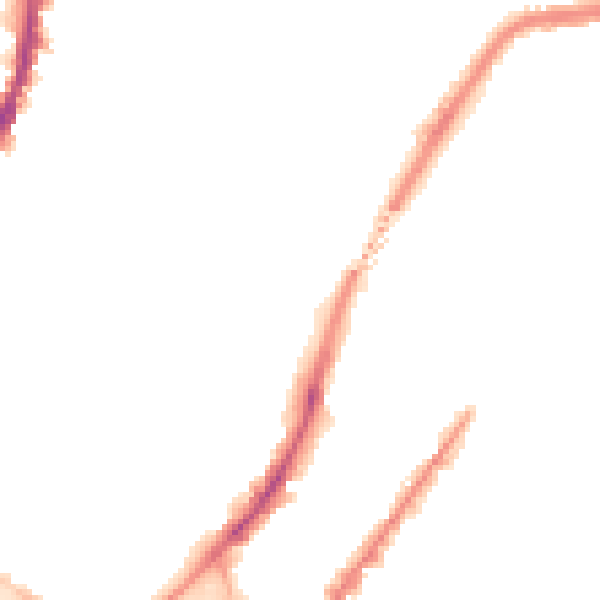 Night-time road noise heatmap for SO14 0FJ
