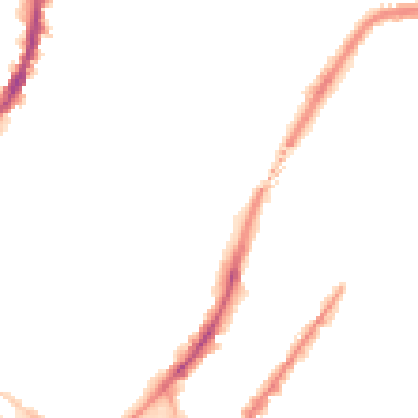 Night-time road noise heatmap for SO14 0FN