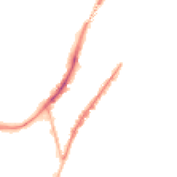 Night-time road noise heatmap for SO14 5SN