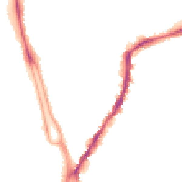 Night-time road noise heatmap for SO14 6HN