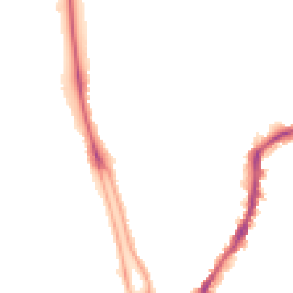 Night-time road noise heatmap for SO14 6QS
