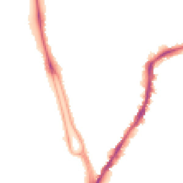 Night-time road noise heatmap for SO14 6QY