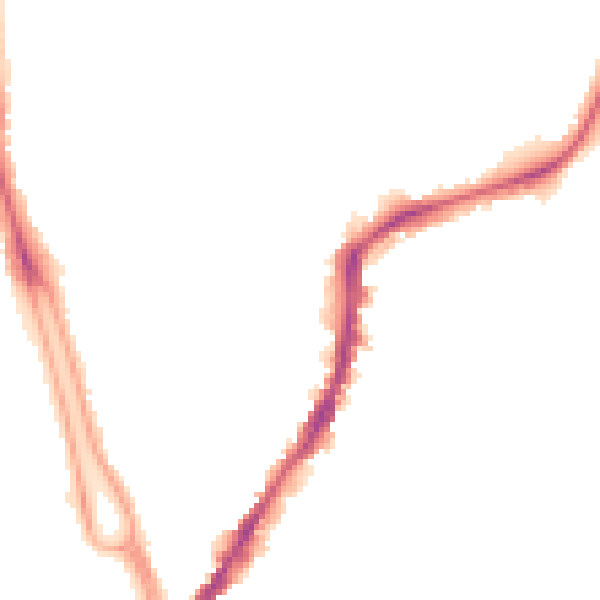 Night-time road noise heatmap for SO14 6RZ