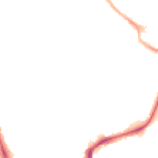 Night-time road noise heatmap for SO14 6WJ