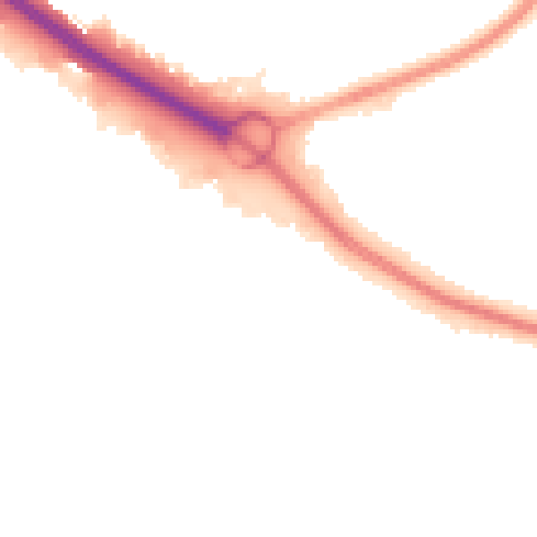 Night-time road noise heatmap for SO15 0AE