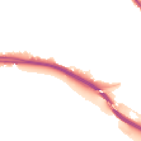 Night-time road noise heatmap for SO15 0HT