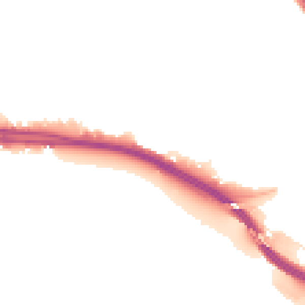 Night-time road noise heatmap for SO15 0HU